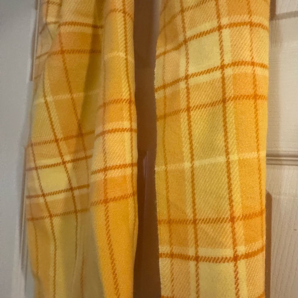 Barneys New York Yellow and Orange Scarf